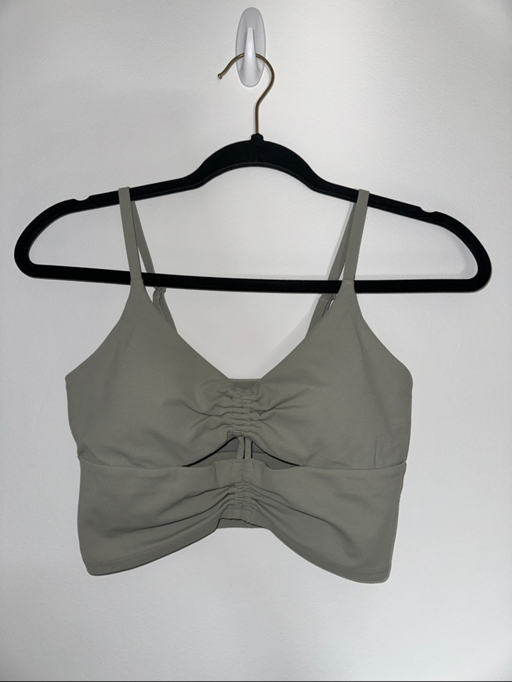 Athleta Light Sage Stretch Sports Bra
